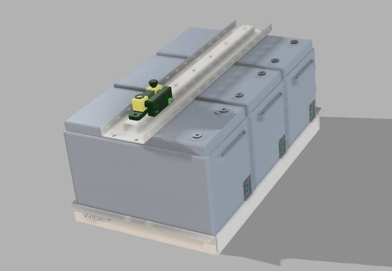 Avida Motorhome Battery Upgrade Tray - SafeBatt Bundle 12.28kwHr