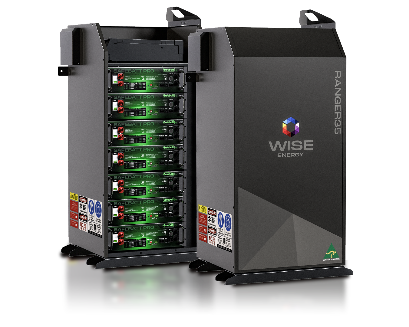 Off-grid battery storage system