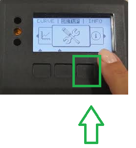 Press the 3rd button from the left