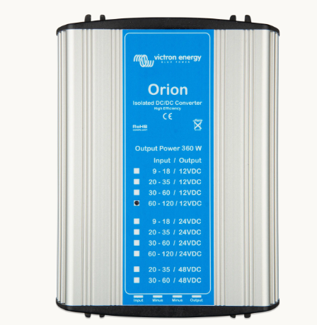 Orion 110/12-30A (360W) Isolated DC-DC converter