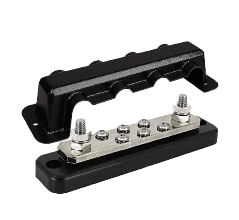 Busbar 250A 2P with 6 screws +cover